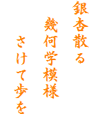 ��ǎU��
�@�􉽊w�͗l�@
�@�@�����ĕ���